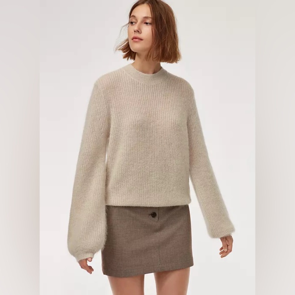 ARITZIA Little Moon Gardenia Wool Sweater